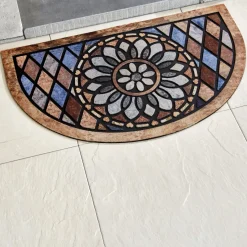 Tempsl Tapis demi-lune mosaïque