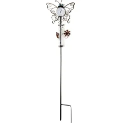 Hot Tempsl Thermomètre/pluviomètre papillons arabesques